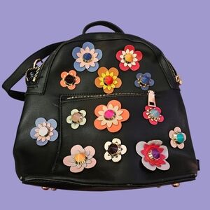 Urban Expressions Pandora Floral Backpack Vegan Leather